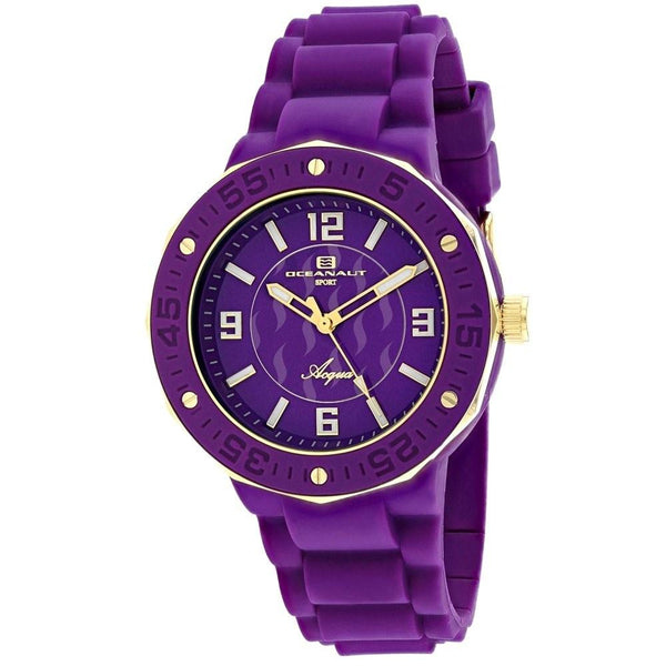 Oceanaut Women's OC0224 Acqua Purple Silicone Watch