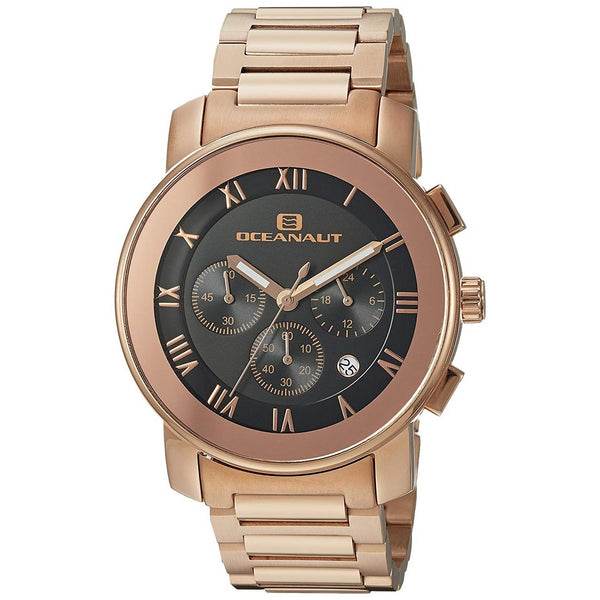 Oceanaut Men's OC0333 Riviera Chronograph Rose Gold-Tone Stainless Steel Watch