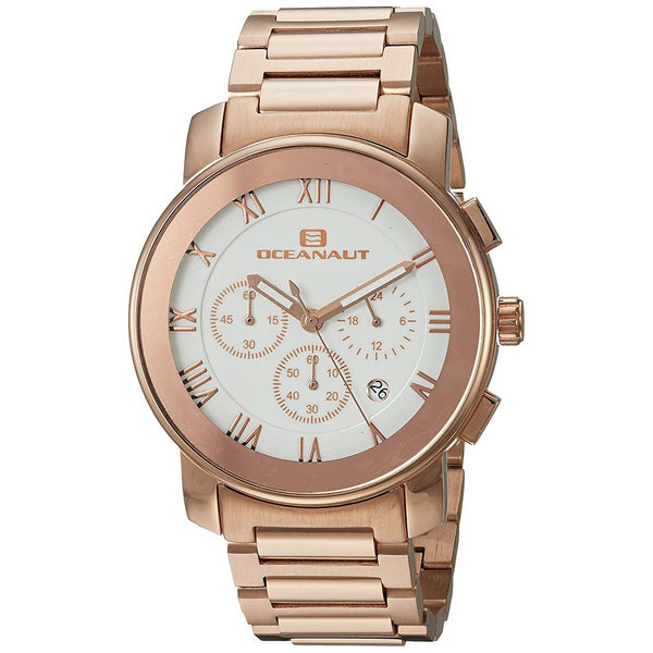 Oceanaut Men's OC0334 Riviera Chronograph Rose Gold-Tone Stainless Steel Watch