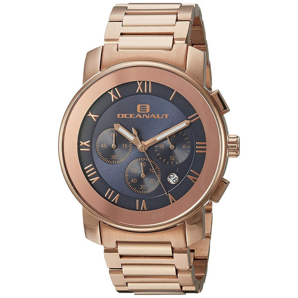 Oceanaut Men's OC0335 Riviera Chronograph Rose Gold-Tone Stainless Steel Watch
