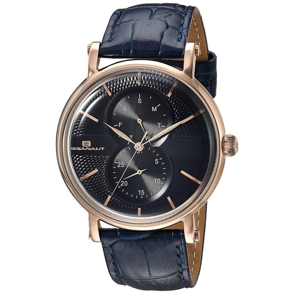 Oceanaut Men's OC0343 Lexington Blue Leather Watch