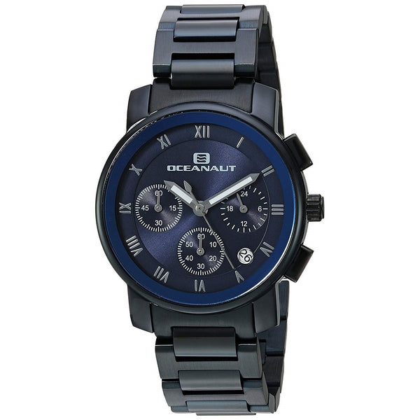 Oceanaut Women's OC0631 Riviera Chronograph Blue Stainless Steel Watch