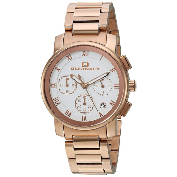 Oceanaut Women's OC0634 Riviera Chronograph Rose Gold-Tone Stainless Steel Watch