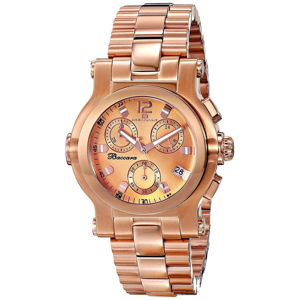 Oceanaut Men's OC0722 Baccara Chronograph Rose Gold Tone Stainless Steel Watch