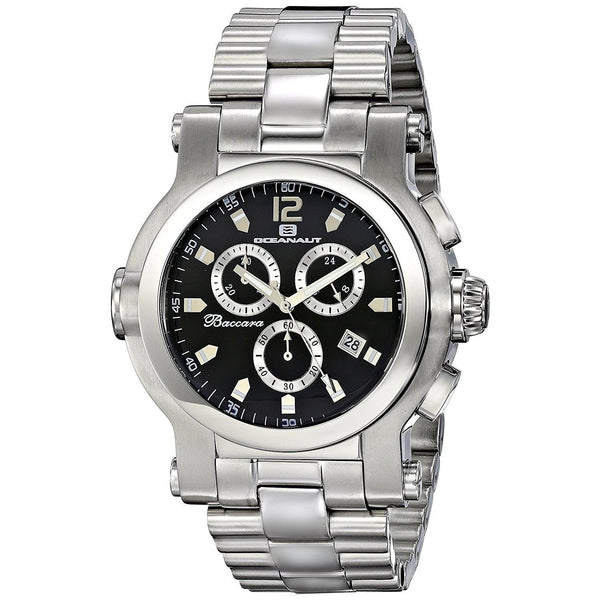 Oceanaut Men's OC0821 Baccara XL Chronograph Stainless Steel Watch