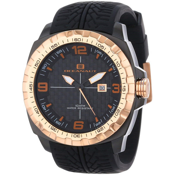 Oceanaut Men's OC1111 Racer Black Silicone Watch