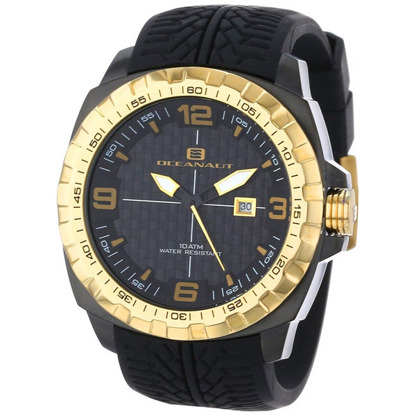 Oceanaut Men's OC1112 Racer Black Silicone Watch