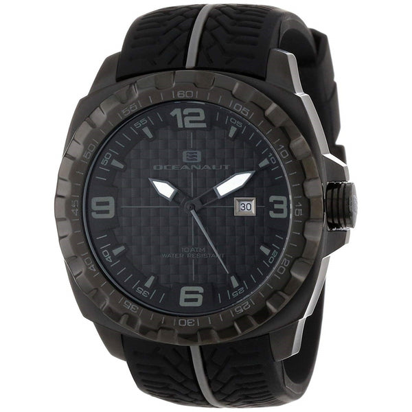 Oceanaut Men's OC1113 Racer Black Silicone Watch