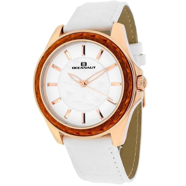Oceanaut Women's OC1413 Angel White Leather Watch