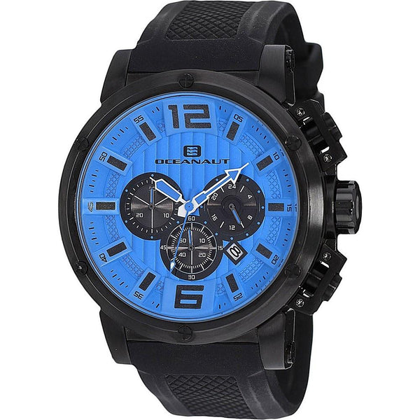 Oceanaut Men's OC2124 Spider Chronograph Black Silicone Watch