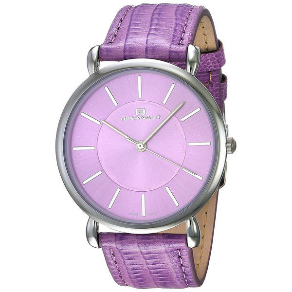 Oceanaut Women's OC2213 Alma Purple Leather Watch