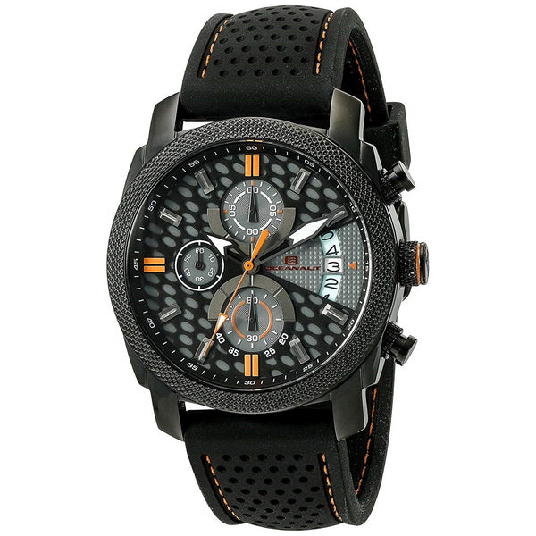 Oceanaut Women's OC2323 Kryptonite Chronograph Black Rubber Watch