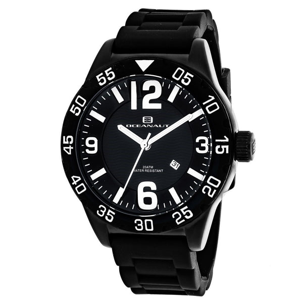Oceanaut Men's OC2710 Aqua One Black Silicone Watch