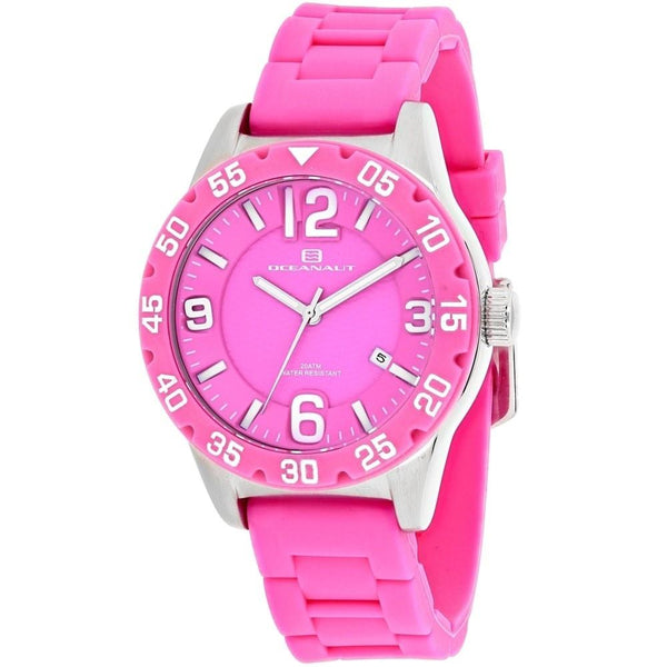 Oceanaut Women's OC2812 Aqua One Pink Silicone Watch