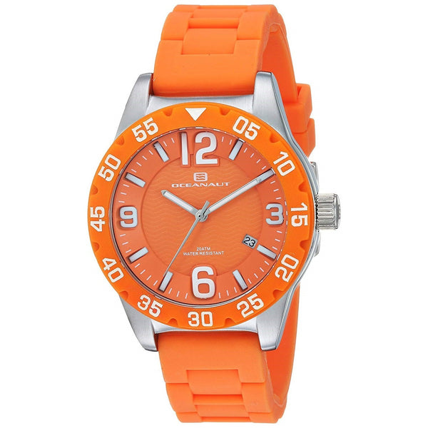 Oceanaut Women's OC2814 Aqua One Orange Silicone Watch