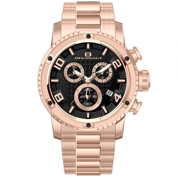 Oceanaut Men's OC3122 Impulse Chronograph Rose Gold-Tone Stainless Steel Watch