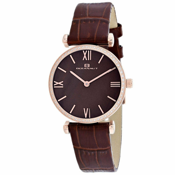 Oceanaut Women's OC3216 Harmony Brown Leather Watch