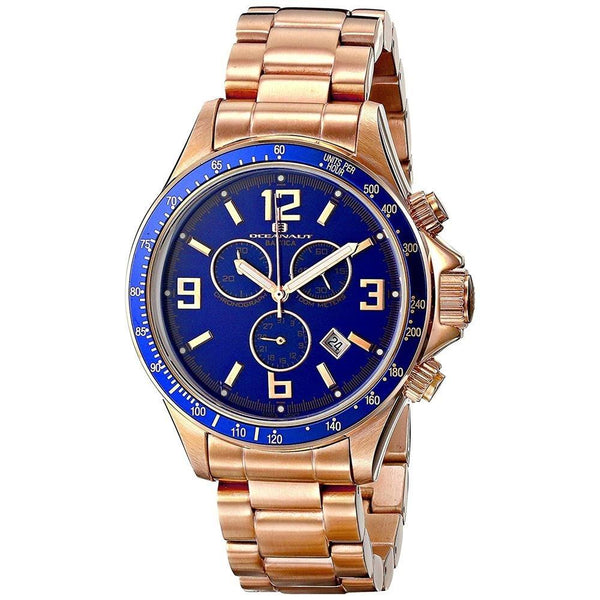 Oceanaut Men's OC3332 Baltica Chronograph Rose Gold-Tone Stainless Steel Watch