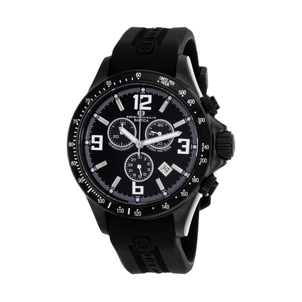 Oceanaut Men's OC3340 Baltica Chronograph Black Rubber Watch