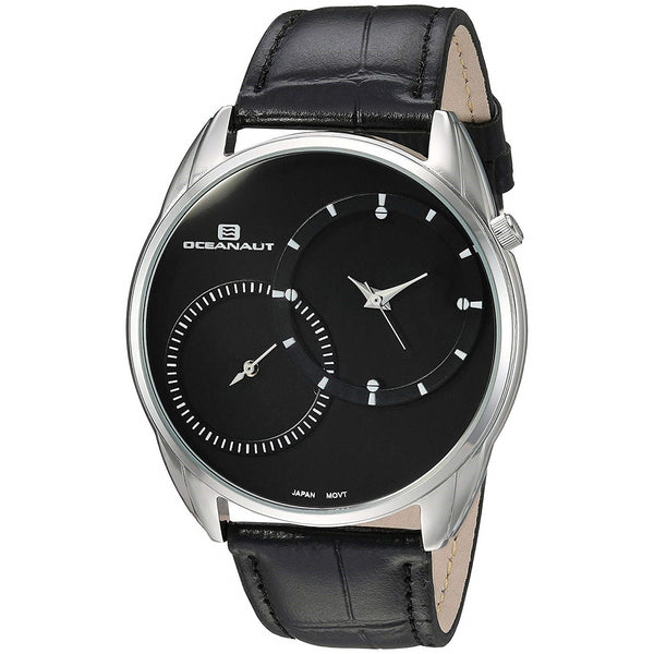 Oceanaut Men's OC3351 Sentinel Black Leather Watch
