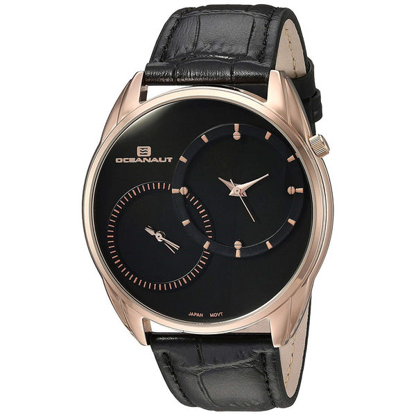 Oceanaut Men's OC3353 Sentinel Black Leather Watch