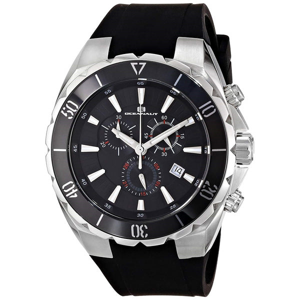 Oceanaut Men's OC5120 Seville Black Silicone Watch