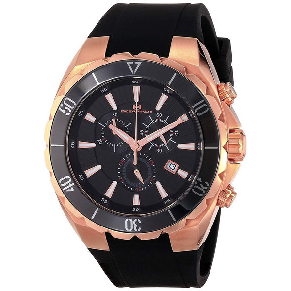 Oceanaut Men's OC5122 Seville Black Silicone Watch