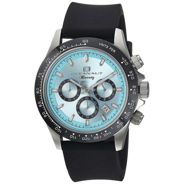 Oceanaut Men's OC6111R Biarritz Chronograph Black Rubber Watch