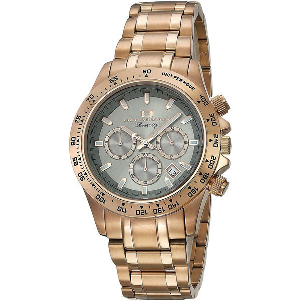 Oceanaut Men's OC6118 Biarritz Chronograph Rose Gold-Tone Stainless Steel Watch