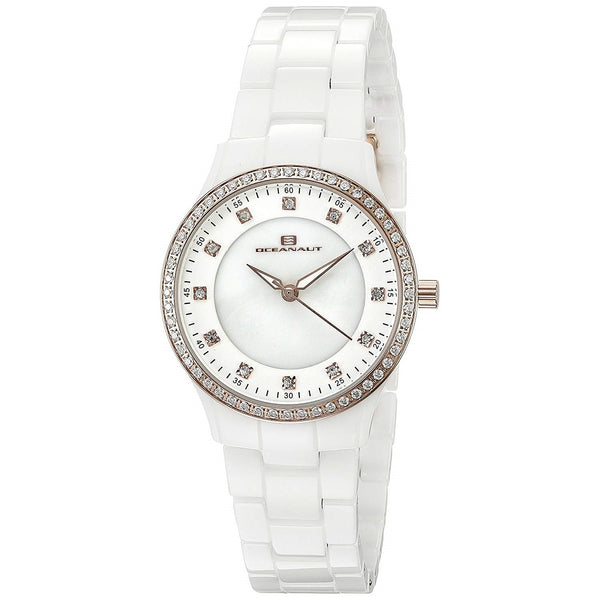 Oceanaut Women's OC6211 Ceramic White Ceramic Watch
