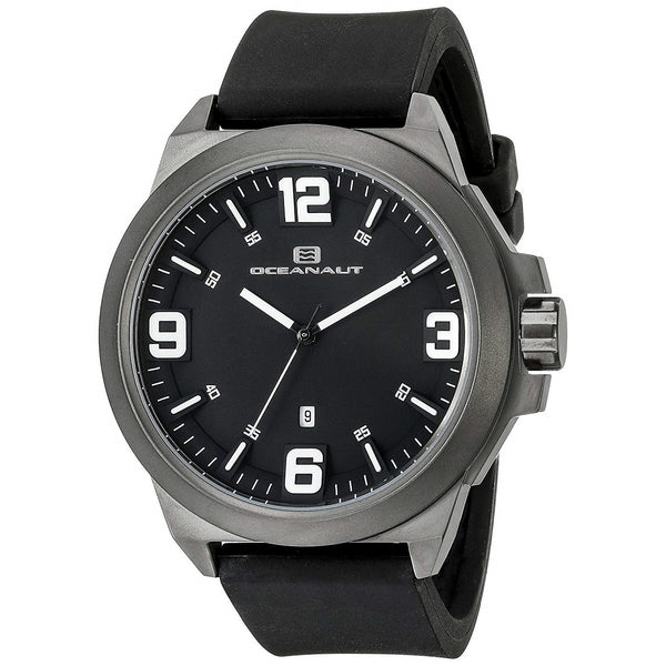 Oceanaut Men's OC7110 Armada Black Silicone Watch
