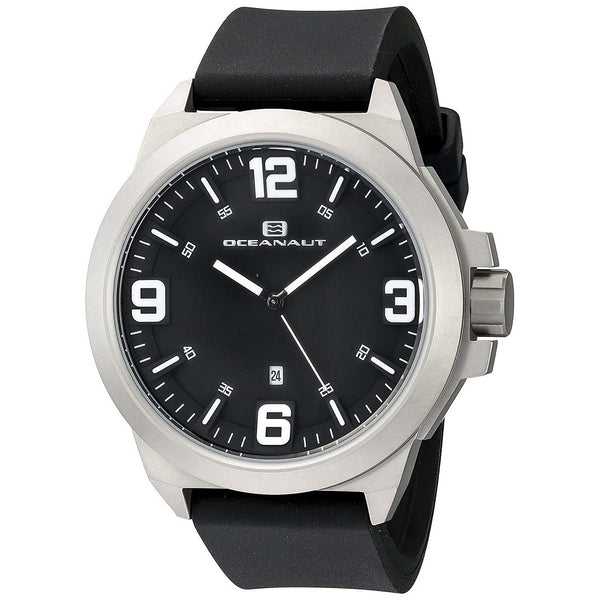 Oceanaut Men's OC7117 Armada Black Rubber Watch