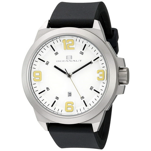 Oceanaut Men's OC7118 Armada Black Rubber Watch