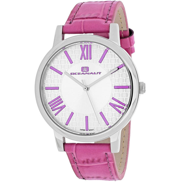Oceanaut Women's OC7210 Moon Pink Leather Watch