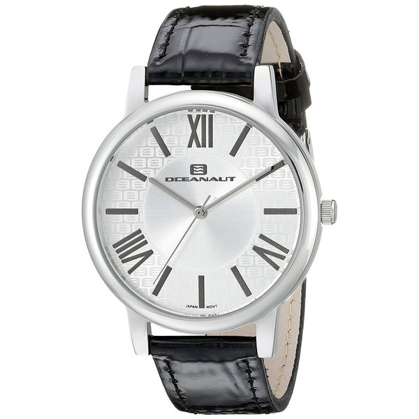 Oceanaut Women's OC7211 Moon Black Leather Watch