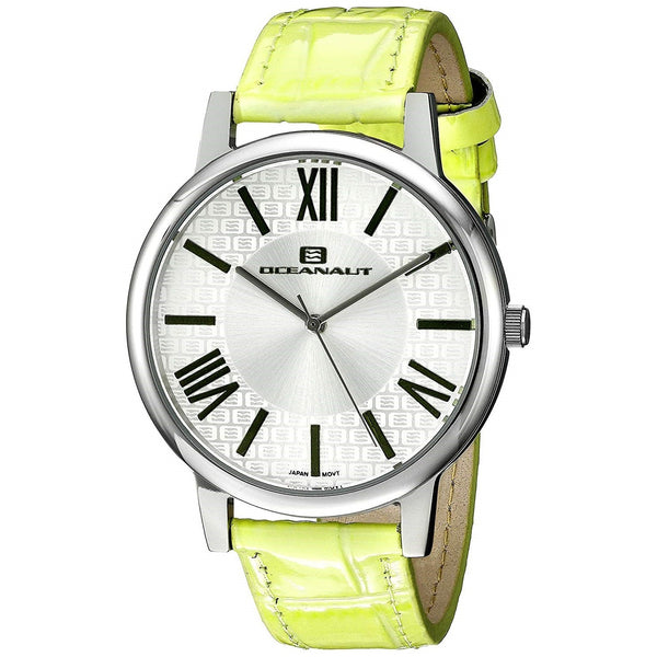 Oceanaut Women's OC7213 Moon Green Leather Watch