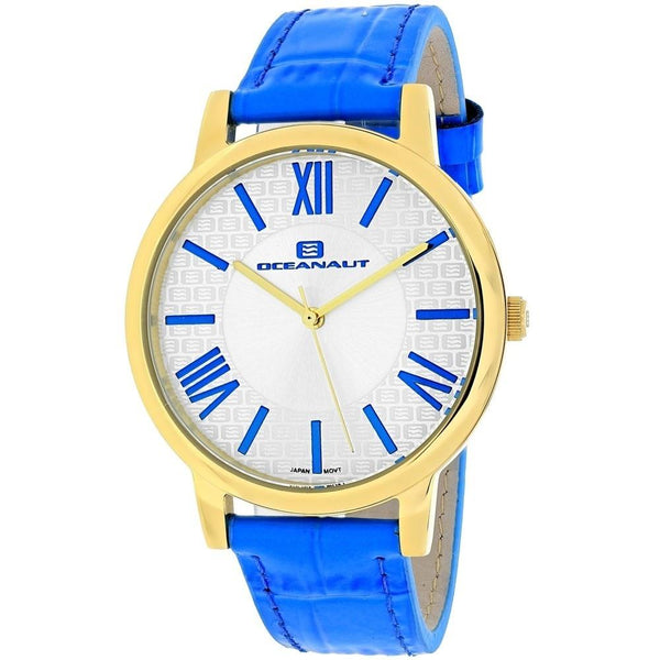 Oceanaut Women's OC7214 Moon Blue Leather Watch