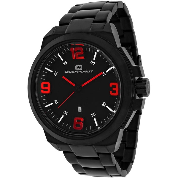 Oceanaut Men's OC7312 Armada Black Stainless Steel Watch