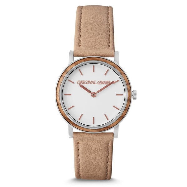 Original Grain Women's OG-3418-01-WWBS Minimalist Brown Leather Watch