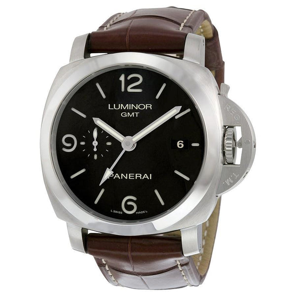 Panerai Men's PAM00320 Luminor 1950 Acciaio 3 Days Automatic Brown Leather Watch