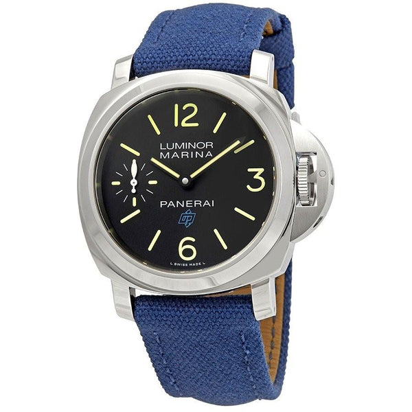Panerai Men's PAM00777 Luminor Marina Blue Canvas Watch