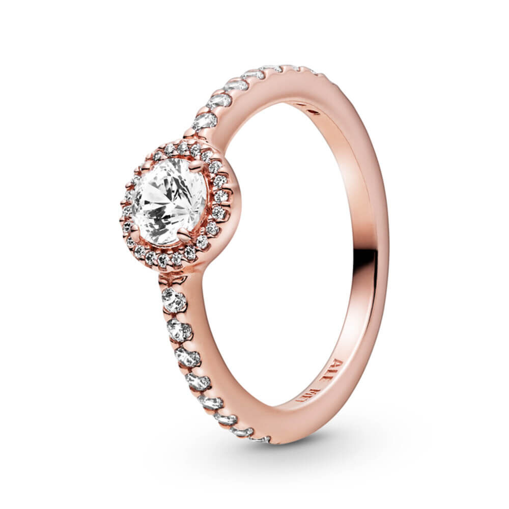 Pandora Classic Sparkle Halo CZ Ring