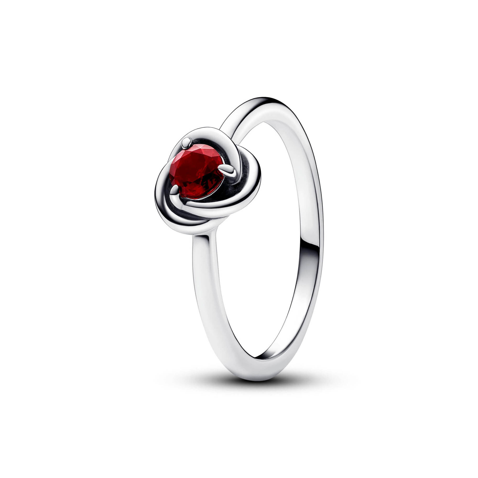 Pandora Red Eternity Circle Ring