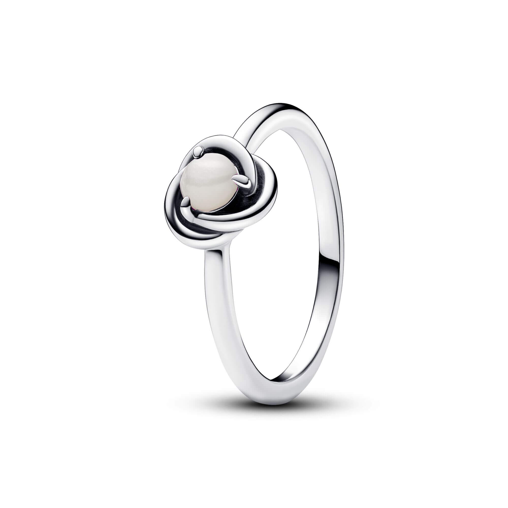 Pandora White Eternity Circle Ring