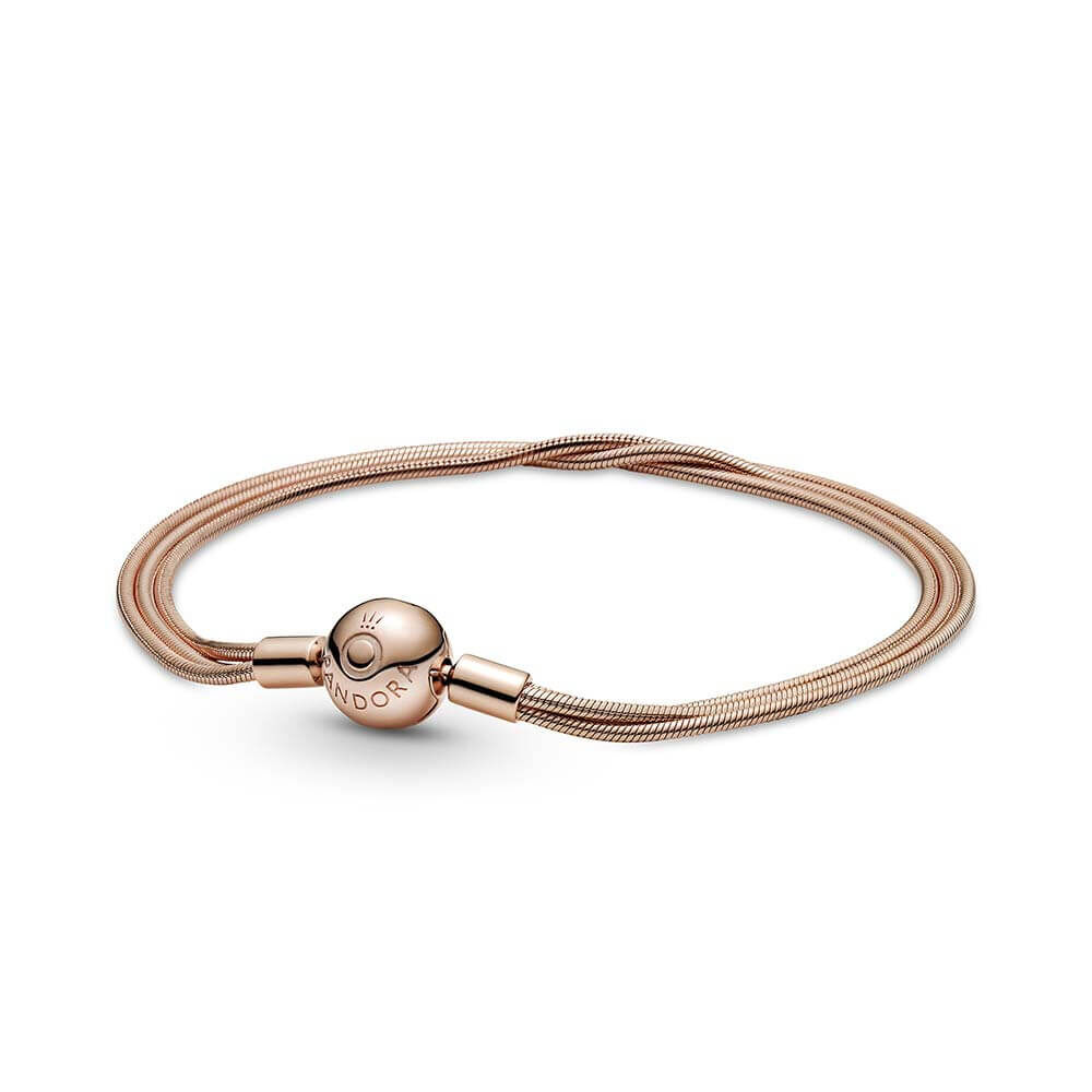 Pandora Moments Multi Snake Chain Bracelet