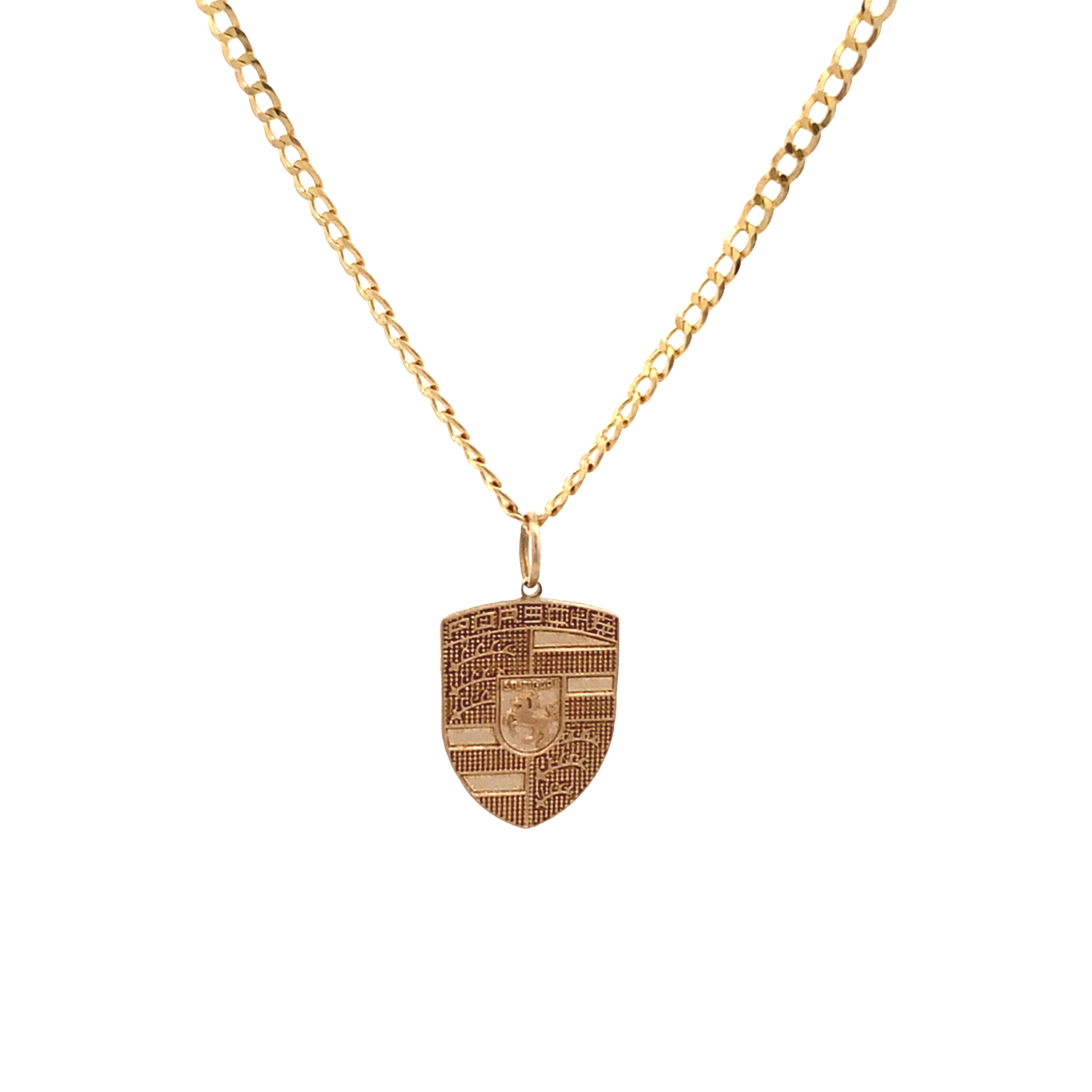 14K Gold Pors Custom Pendant