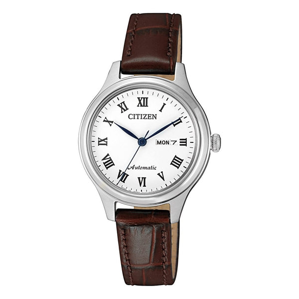 Citizen Women's PD7131-16A Citizen Mechanical Brown Leather Watch