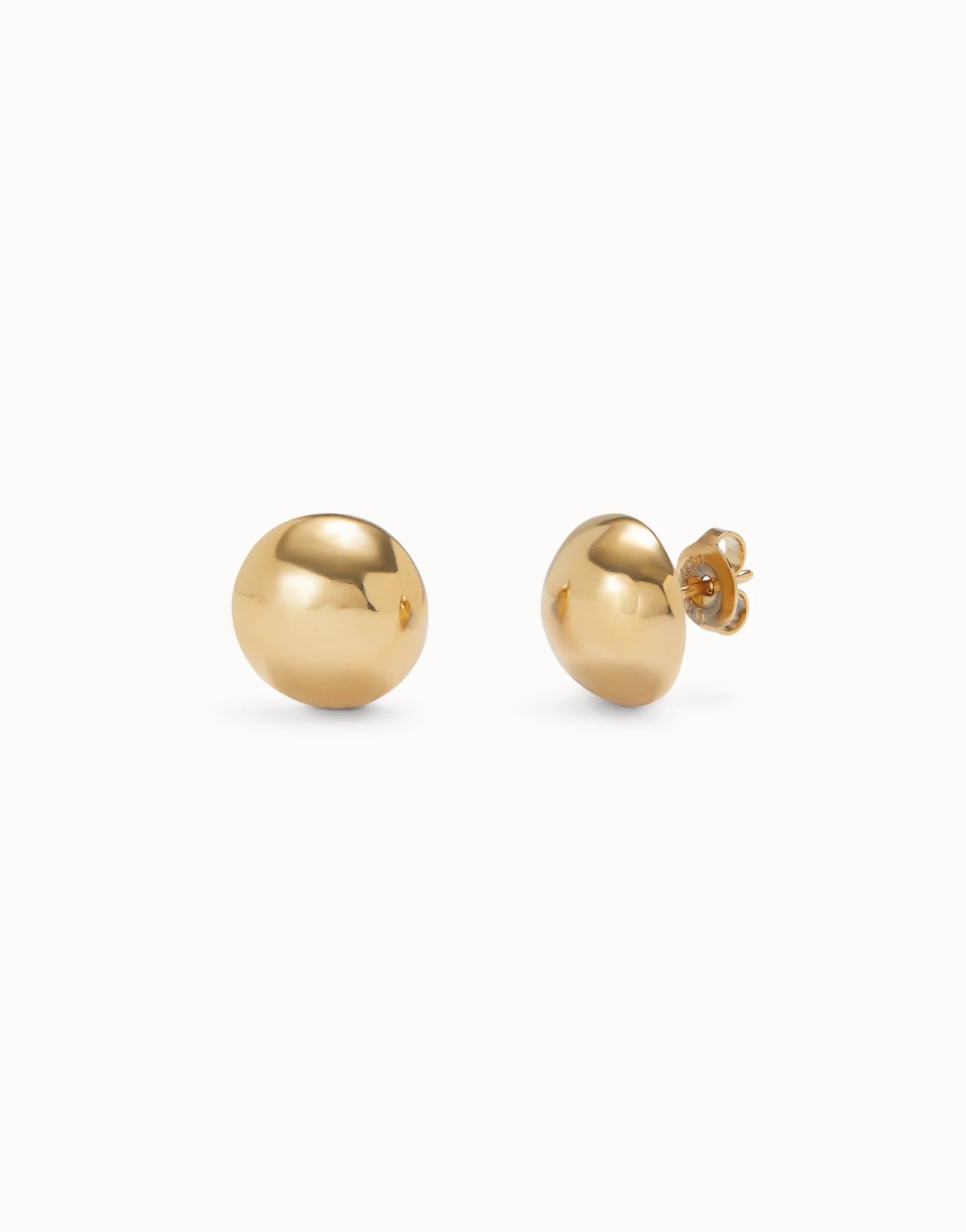 SER INTREPIDA-18k Gold-Plated Bead Shaped Earrings