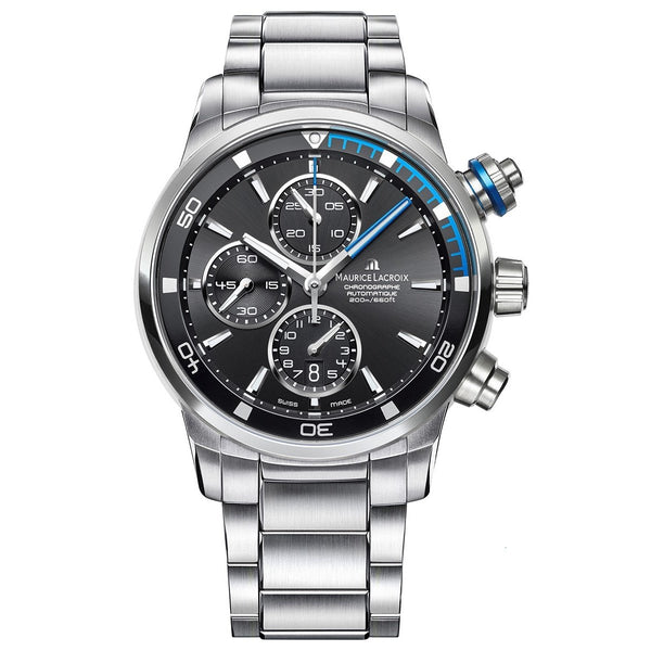 Maurice Lacroix Men's PT6008-SS002-331 Pontos S Chronograph Stainless Steel Watch