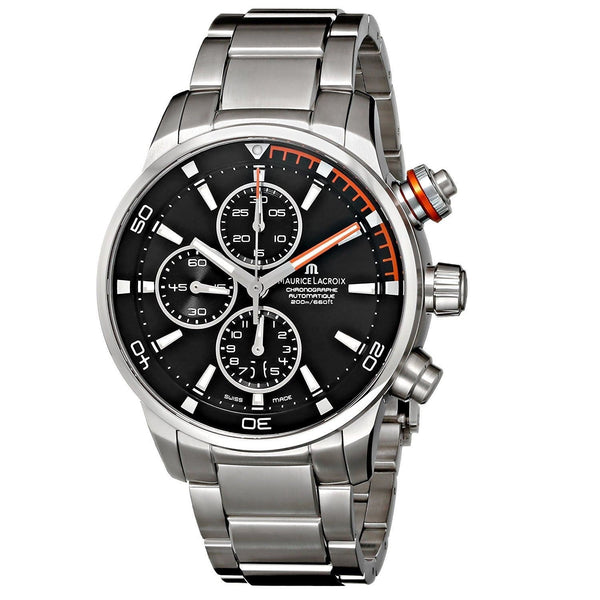 Maurice Lacroix Men's PT6008-SS002-332 Pontos S Chronograph Stainless Steel Watch